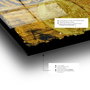 Wallity Pintura Decorativa de Vidrio Templado Multicolor 40 x 60 cm